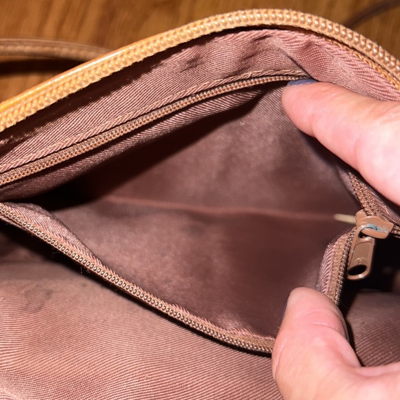 Fossil Brown Leather Shoulder Bag Purse Women’s OS - Picture 5 of 9